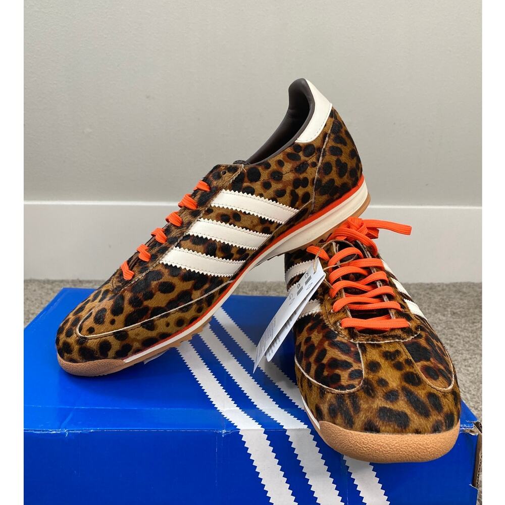 New Adidas SL 72 OG Leopard Print Women’s Sneakers Size 8